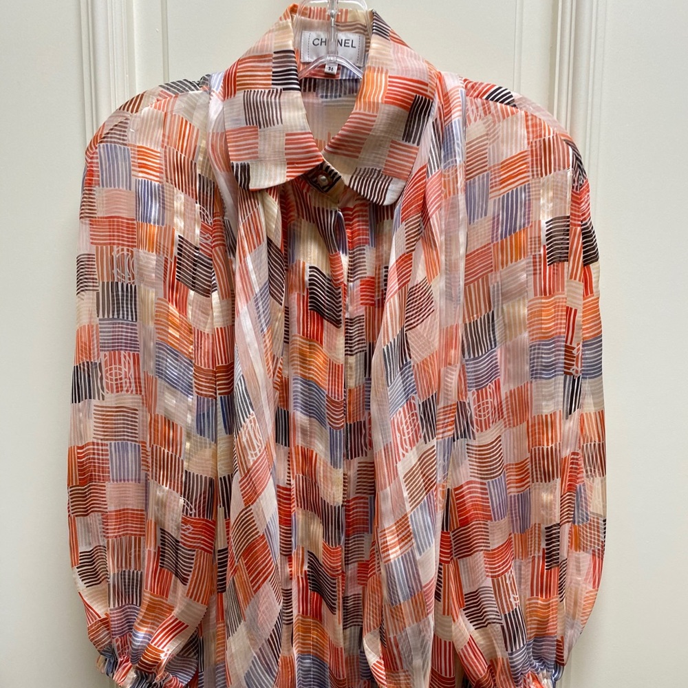 Chanel silk blouse